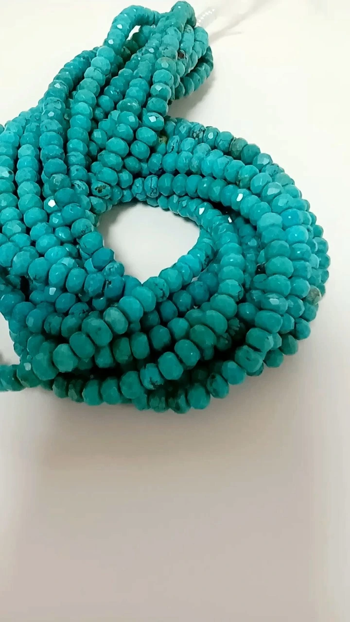 Arizona Turquoise Beads Faceted Beads Turquoise Jewelry Making Beads 1