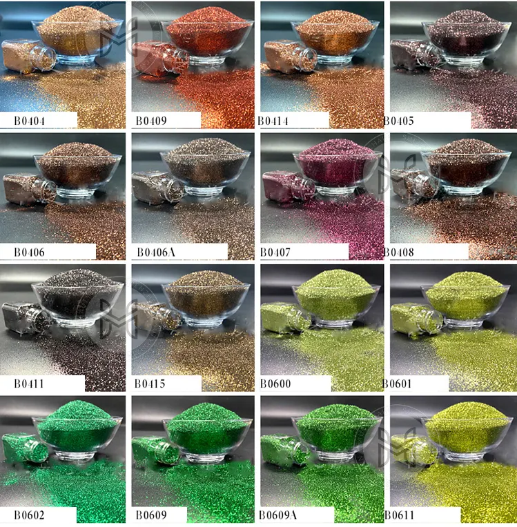 Azmee Brand Biodegradable Makeup Glitter Biodegradable Film 16oz) Customized Colors 9