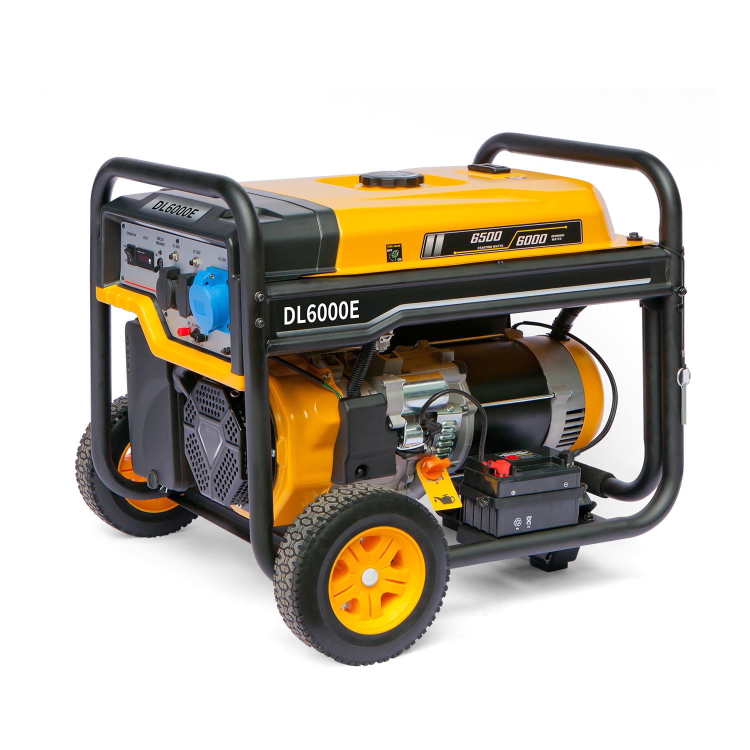 I-6000w i-stroke emine yokusetyenziswa kwe-idijithali ye-6000 Watt ephathekayo ye-Open Frame generator yepetroli-1701759727525382 4
