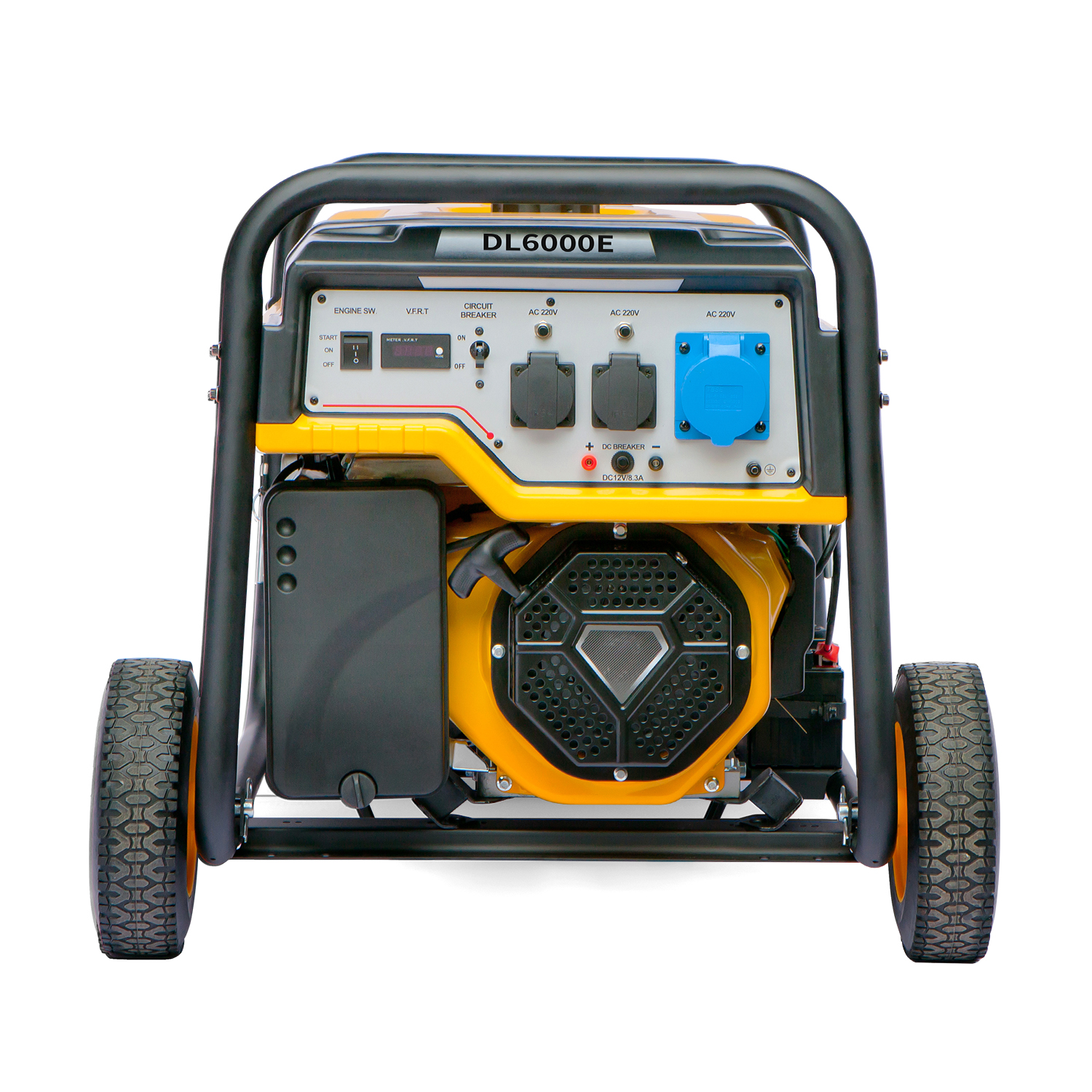 I-6000w i-stroke emine yokusetyenziswa kwe-idijithali ye-6000 Watt ephathekayo ye-Open Frame generator yepetroli-1701759727525382 3