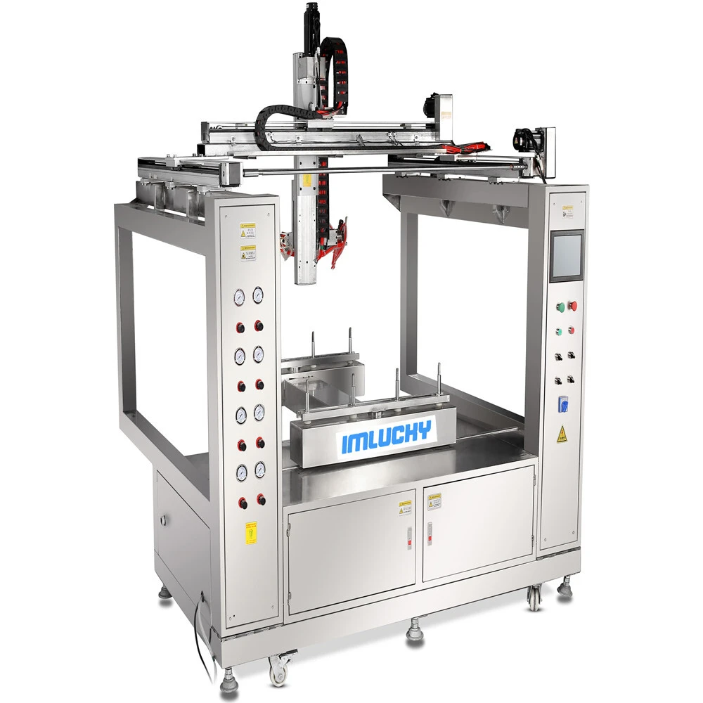 Factory Direct Stable condition Automatic 6 Axis Spray Painting Robot For car parts, air conditioning machine with PLC and motor 3AX6 1