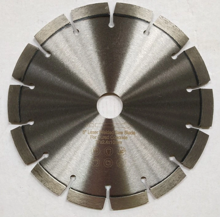 Johnson Tools Hoja de sierra circular de diamante láser de 105-230 mm para corte de hormigón armado 3