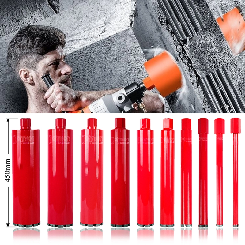Johnson Tools OD25-700mm Beton için Islak Elmas Delik Testere Delme Ucu & Betonarme 4