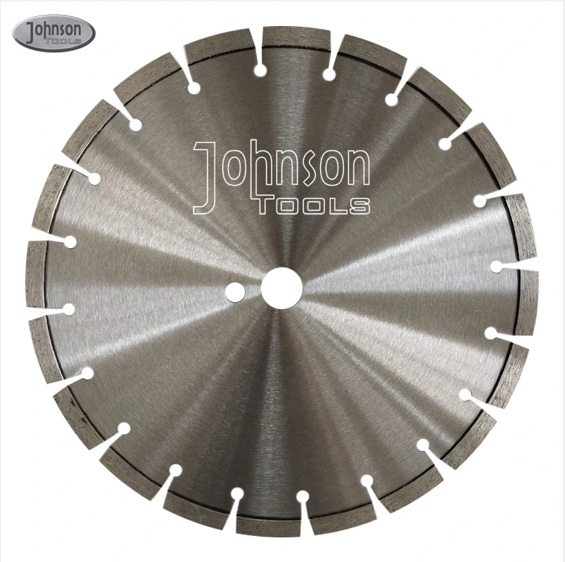 Hoja de disco de corte de diamante soldada con láser de 300-600 mm Johnson Tools para cortar barras de refuerzo en hormigón armado 1