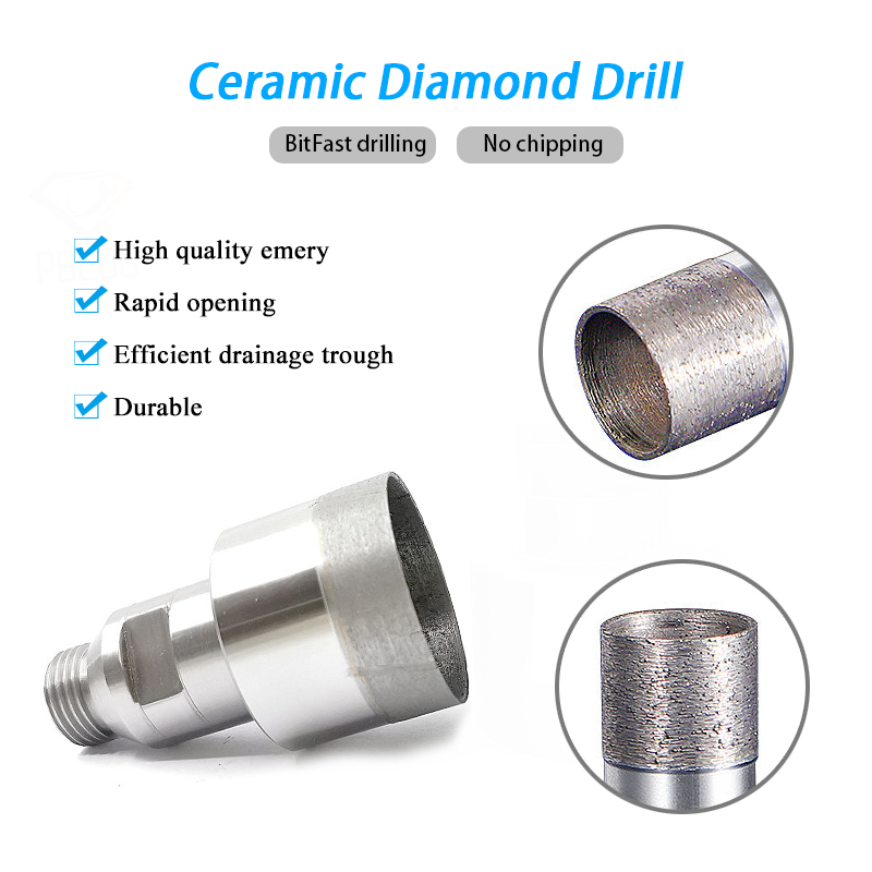 Johnson Tools High Quality Diamond Core Drill Bit  For Glass Porcelain Ceramic Tile Dedicated To CNC Machines 6