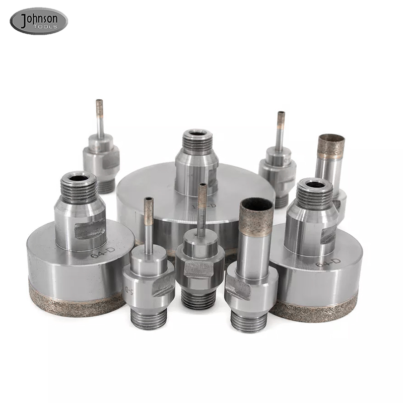 Johnson Tools High Quality Diamond Core Drill Bit  For Glass Porcelain Ceramic Tile Dedicated To CNC Machines 1