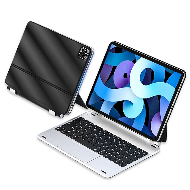 Schutzhülle für iPad Magic Keyboard, Grau/Silber – – 7
