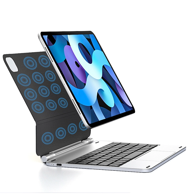 Schutzhülle für iPad Magic Keyboard, Grau/Silber – – 5