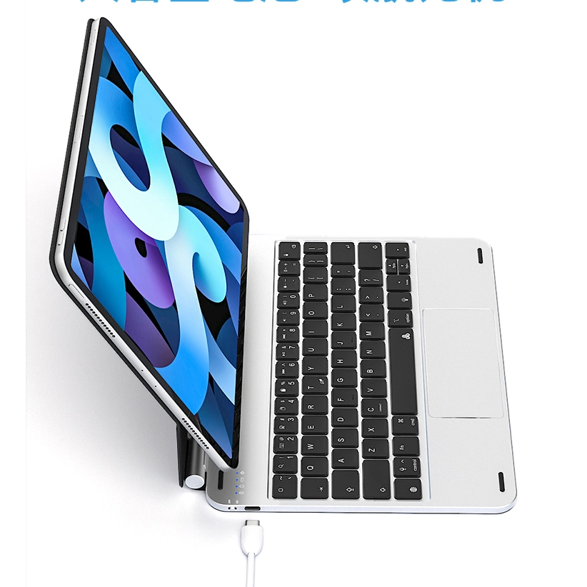 Schutzhülle für iPad Magic Keyboard, Grau/Silber – – 4