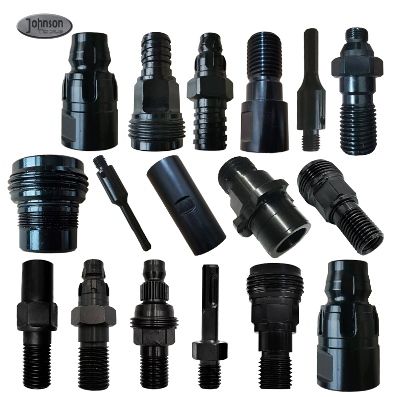 Adaptador de máquina CNC universal Johnson: converta rosca M10, M14, 5/8-11 ou M16 em gás de 1/2 polegada 1