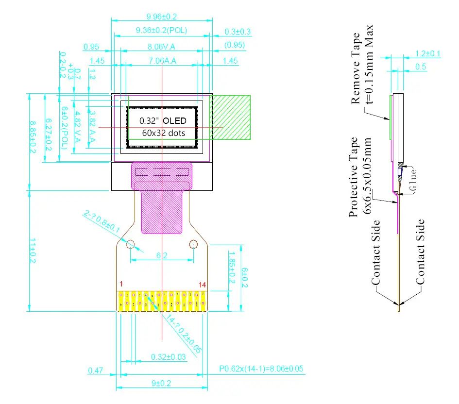 0.32~0.54inch Monochrome Oled Bulk Buy TOPWIN 5