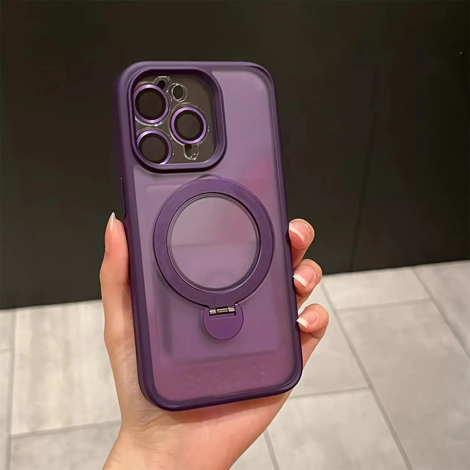 Funda para teléfono con soporte de 5