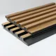 3d Tile Effect Wall Panels 122X12mm Or Customized by Vline 3