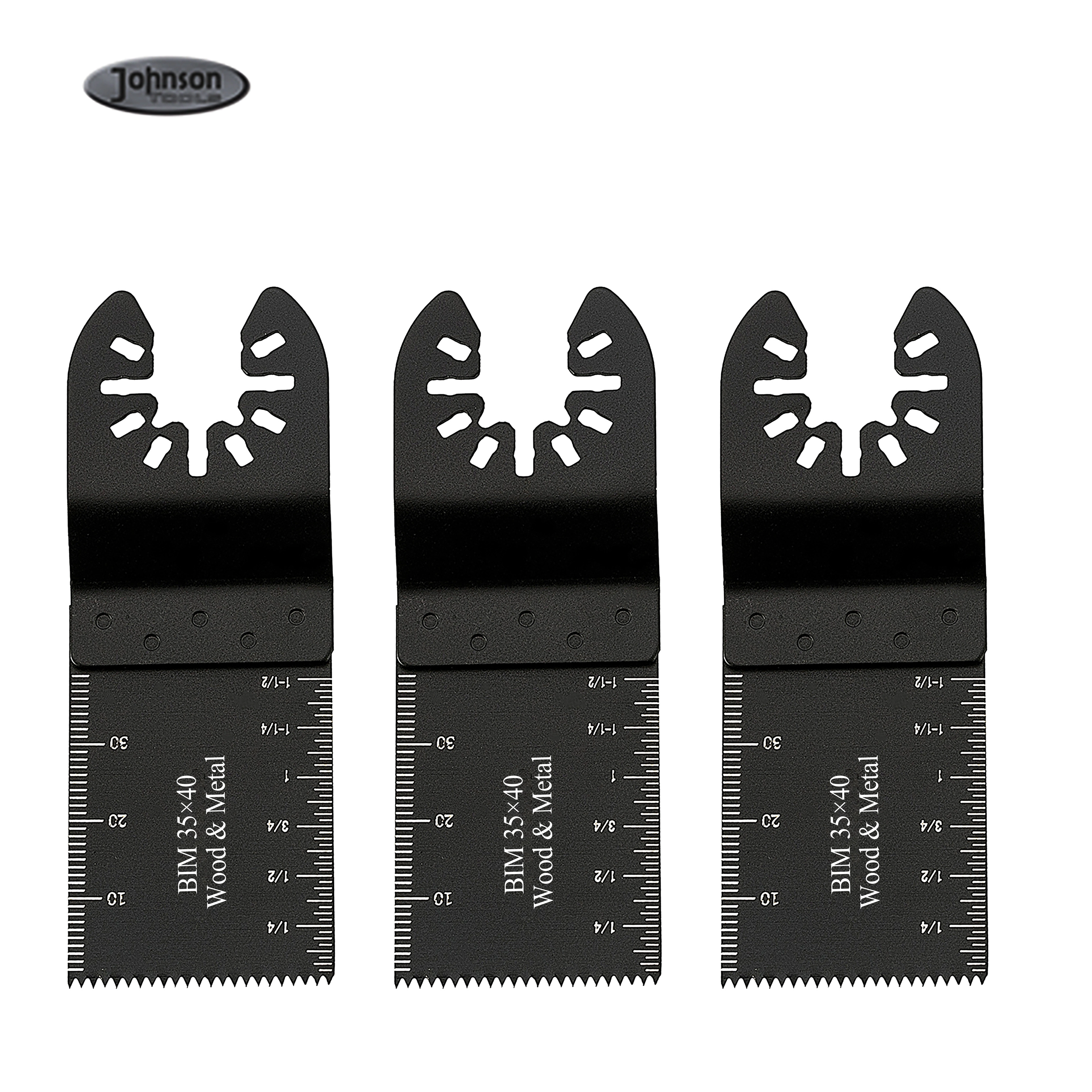 Johnson Tools Versatile High Speed 35*40mm Bi-Metal Multi Tool Blades: Perfect for Wood and Metal 1