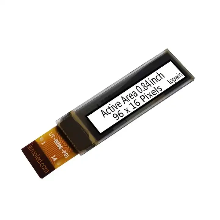 0.84inch oled display panel resolution 96x16 I2C interface SSD1306 1