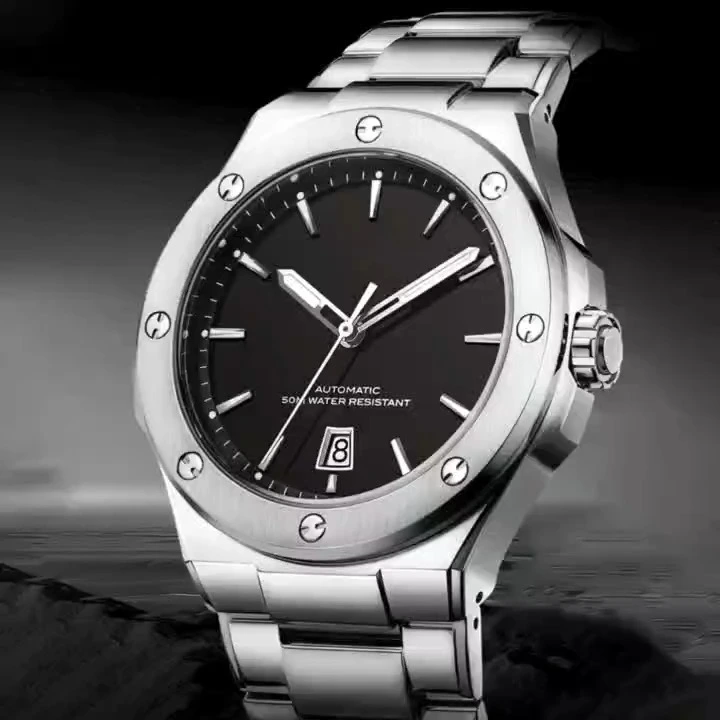 High quality men automaic mechanical stainless steel watches strong luminous effect B2B watch factory best price men stainless steel men watches 3 Custom Watch Manufacturers 1