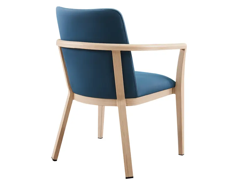 For Outdoor Dining Areas Contemporary Restaurant Chairs Can Be Staked for 5pcs by Yumeya Furniture 2