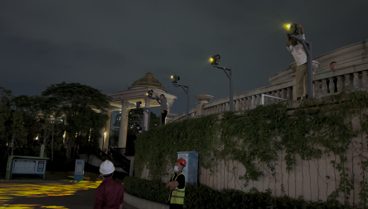 Exploring Shenzhen's Mesmerizing Multi-Patterned Rolling Projection in ...