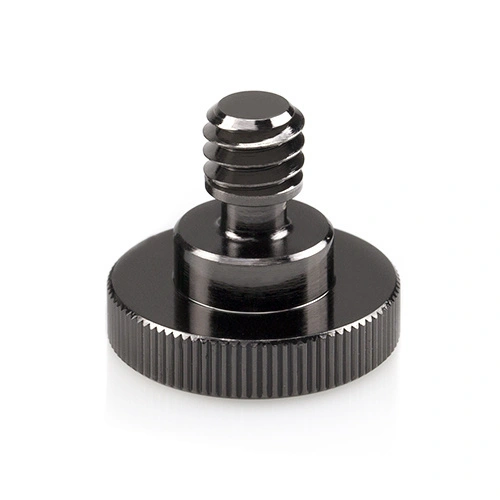 Black Anodized Aluminum Knurled Head Camera Thumb Screw 1