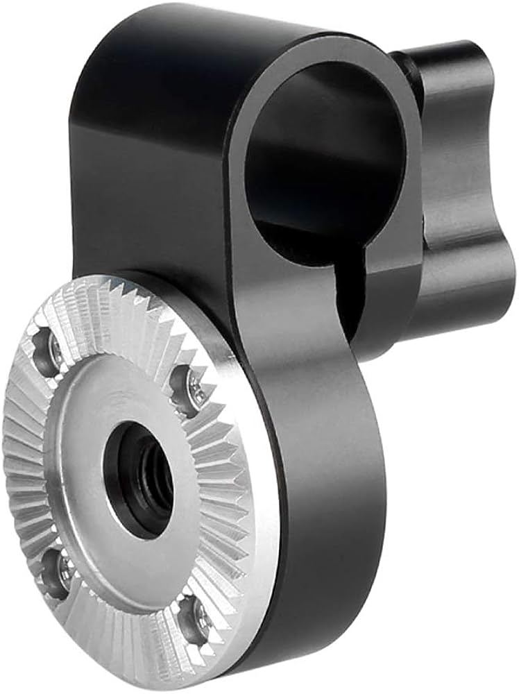 CNC Machining Rail Connector Single Rod Support Clamp with Thread 4
