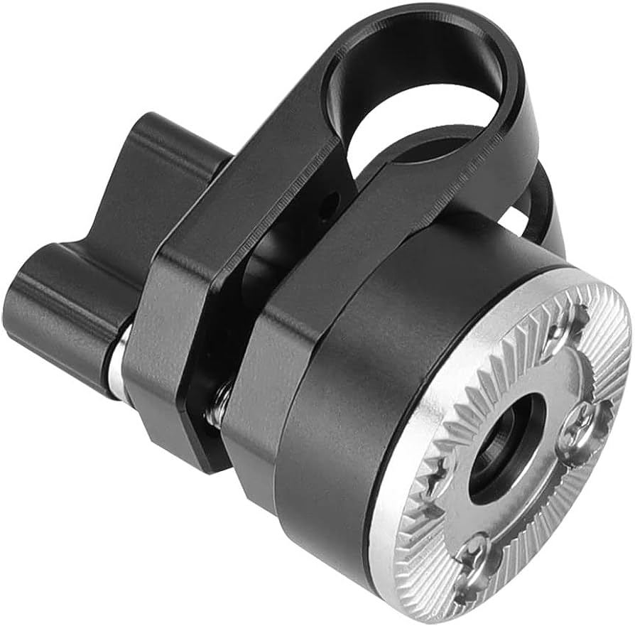 CNC Machining Rail Connector Single Rod Support Clamp with Thread 2