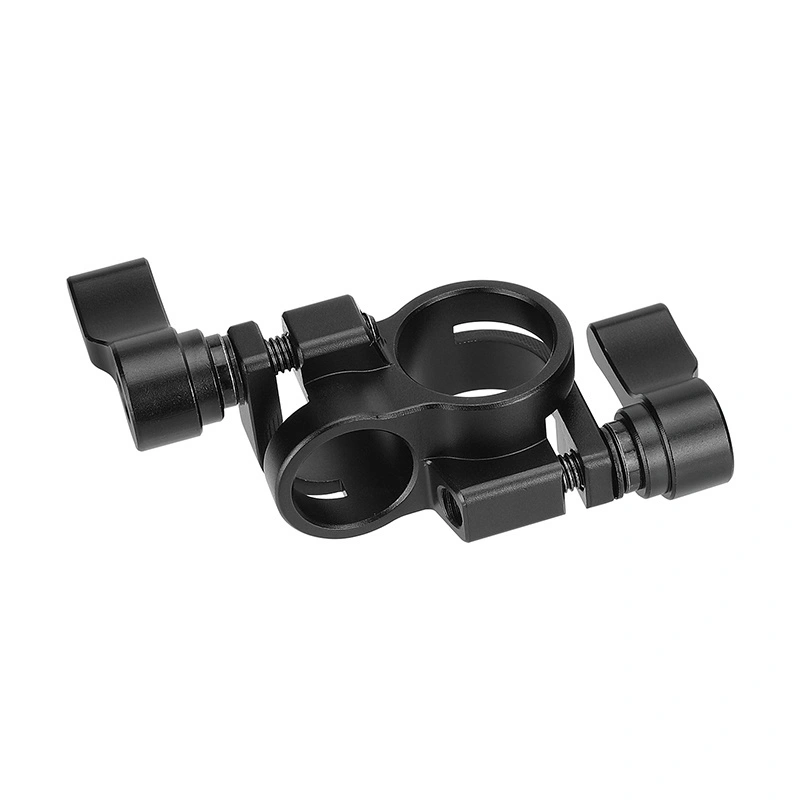 CNC Machining Rail Connector Single Rod Support Clamp with Thread 1