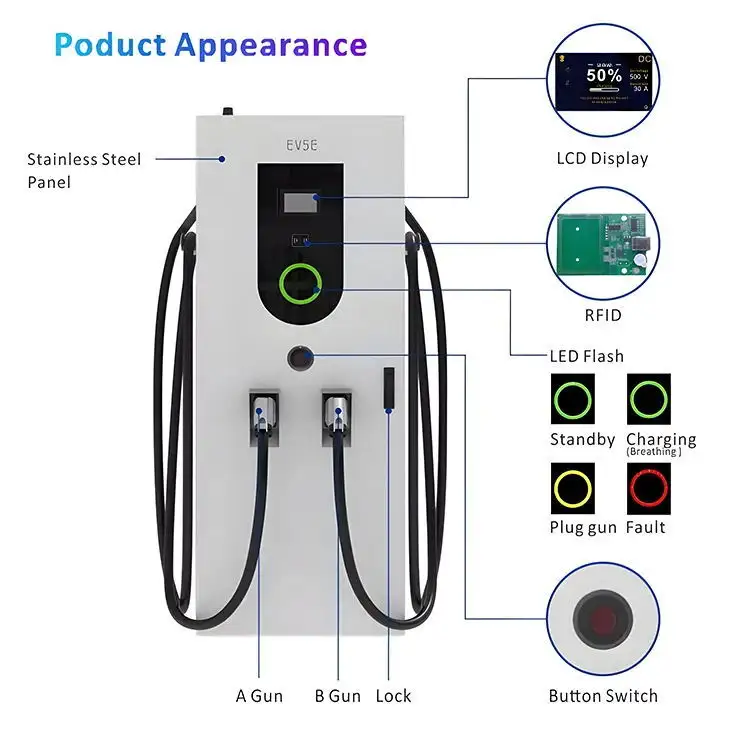 Hotdc to Dc Ev Charger EVSPB Charger Brand 4