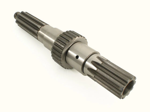 Precision Long Stainless Steel Straight Spline Drive Gear Shaft 1