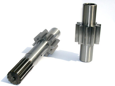 Custom Machining Stainless Steel Spur Gear Shaft 4
