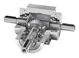 OEM High Precision Stainless Steel Bevel Gear Box, Right Angle Gear Box Used in The Side of Swimming Pool 1