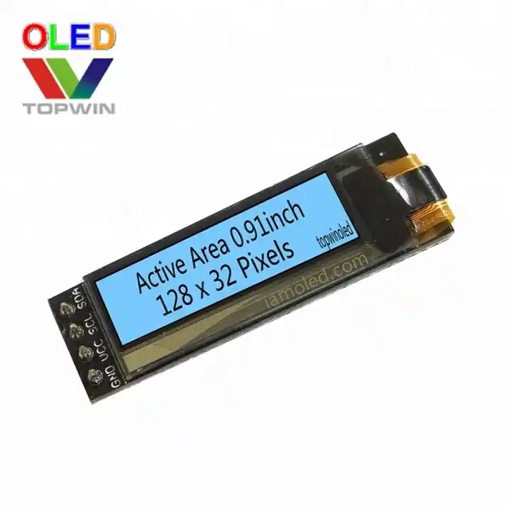 0.91inch Oled Display Module 128x32 with SSD1322 Manufacturer - TOPWIN