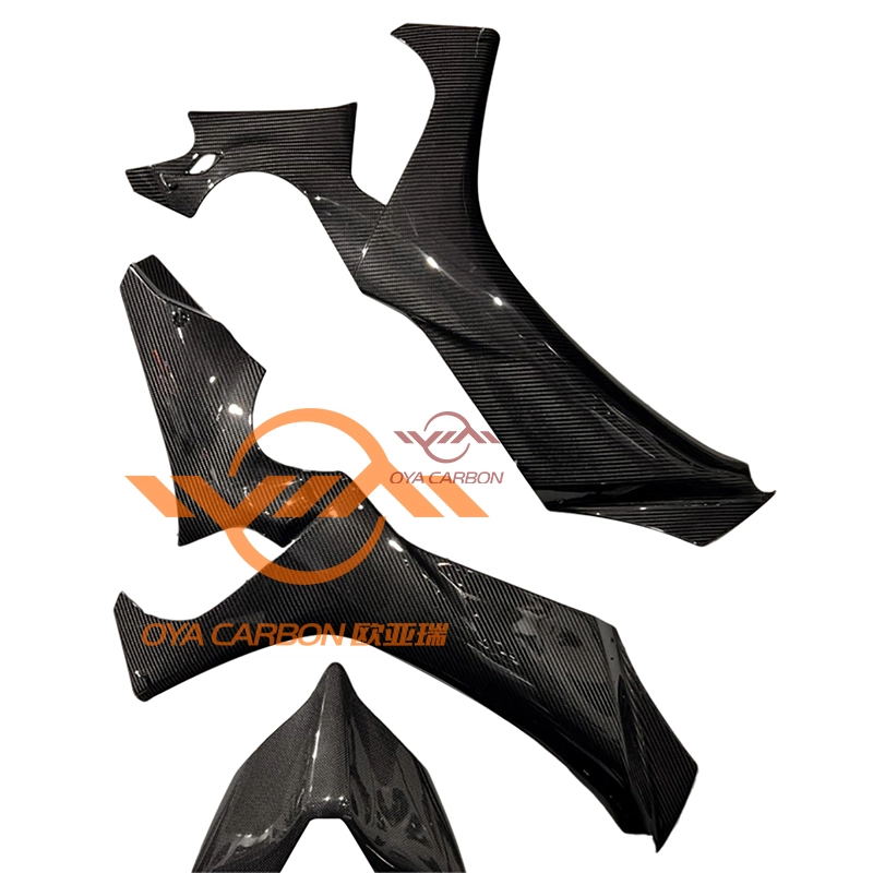 YAMAHA R1 Side panels with winglets,3K Twill Glossy OYA carbon fiber product 1
