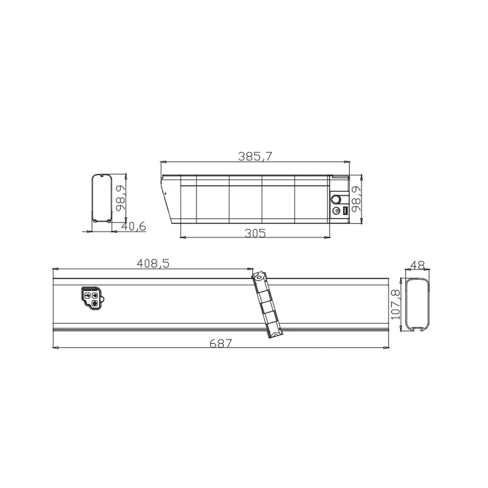 Folding Ebike Battery Supply for Bike Chamrider Battery 2