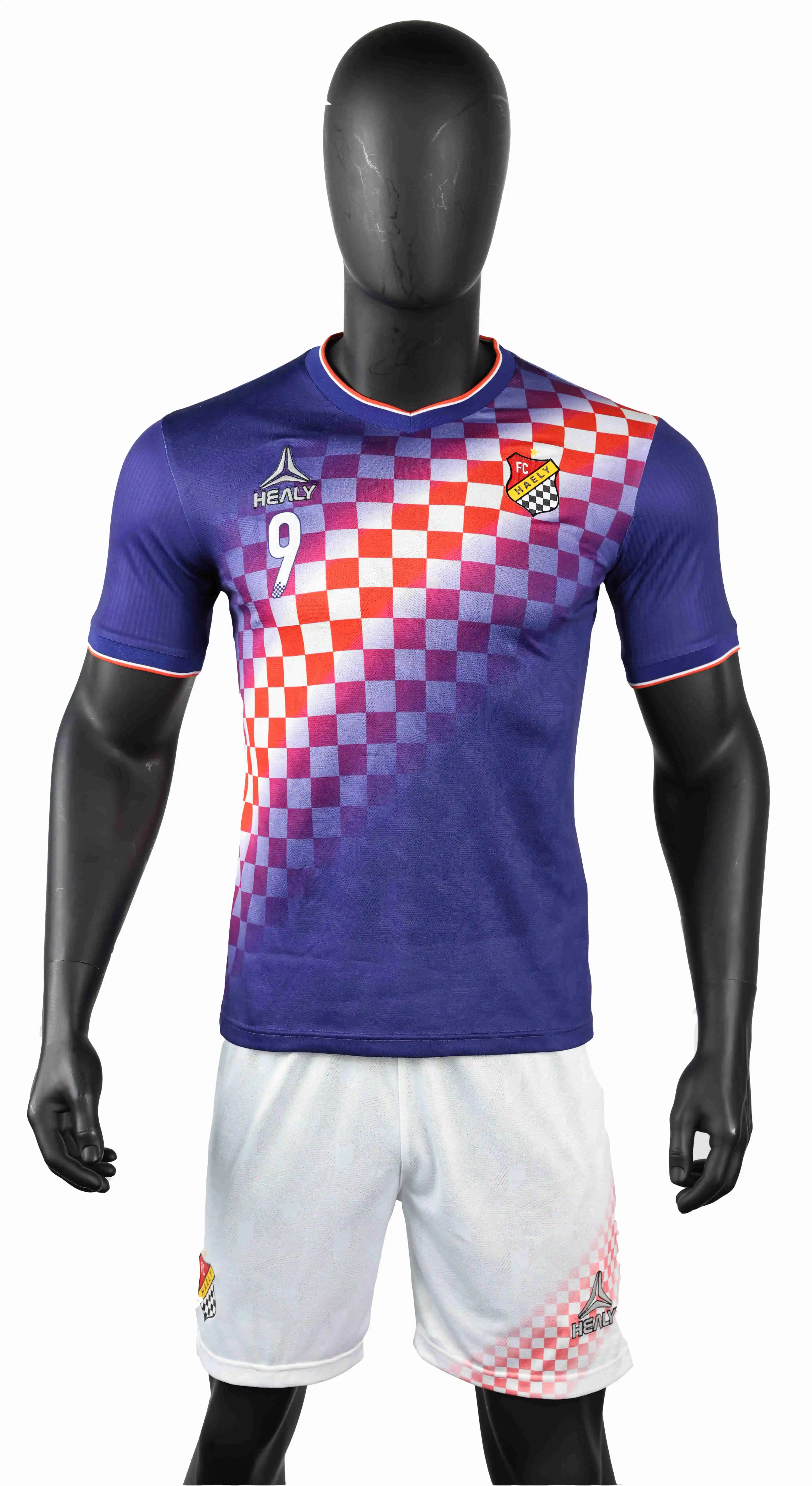 Fodboldhold Uniform Fodboldtrøjesæt Sublimation Mænd Øvelse Retro fodboldtrøje 1