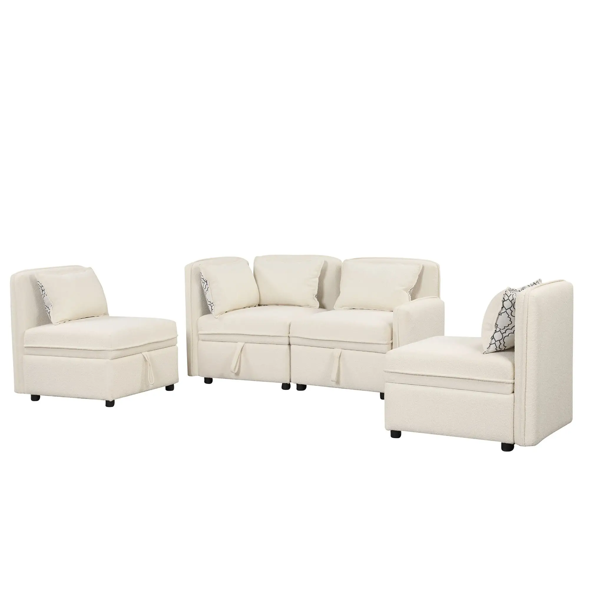 Conjunto de sofás de tela moderno al por mayor - Gersto Furniture 2