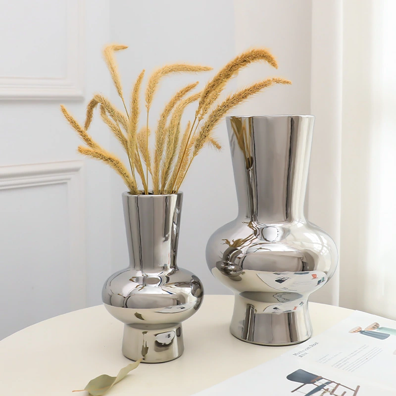 Vase electroplated ceramic decoration ZZ12612 1