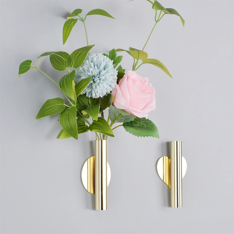 Tubo de flor de parede simples e criativo sem furos ZZ12619 1