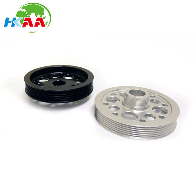 CNC Machining Engine Motor Crankshaft Front Timing Auto Bearing Pulley 2