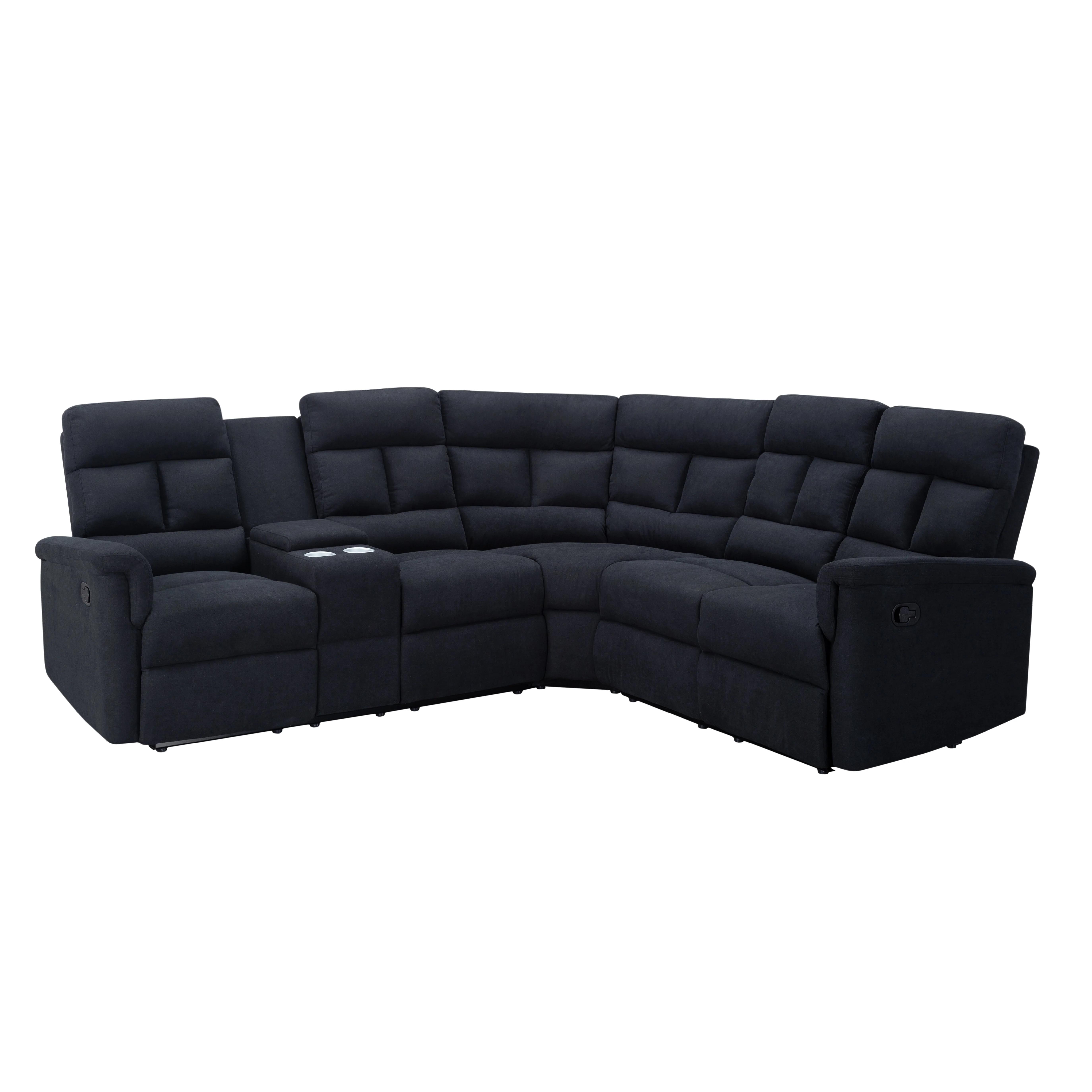 89.8 Manual Reclining Sectional Sofa 1