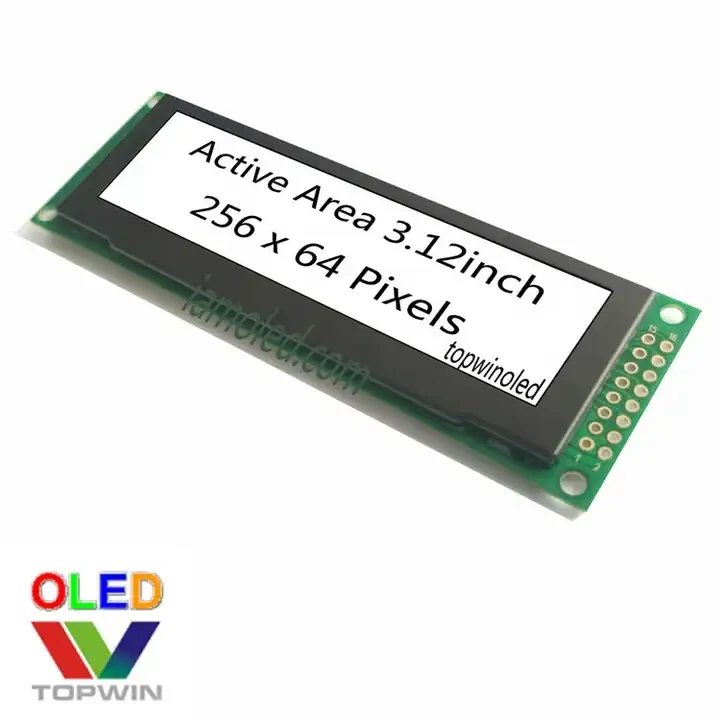 TOPWIN COG 3.12inch oled display module 16pin 256x64 SSD1322 1