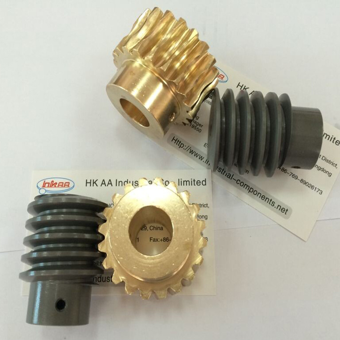 Precision Customized Brass Electric Motor Worm Gear, Brass Gear Worm 4