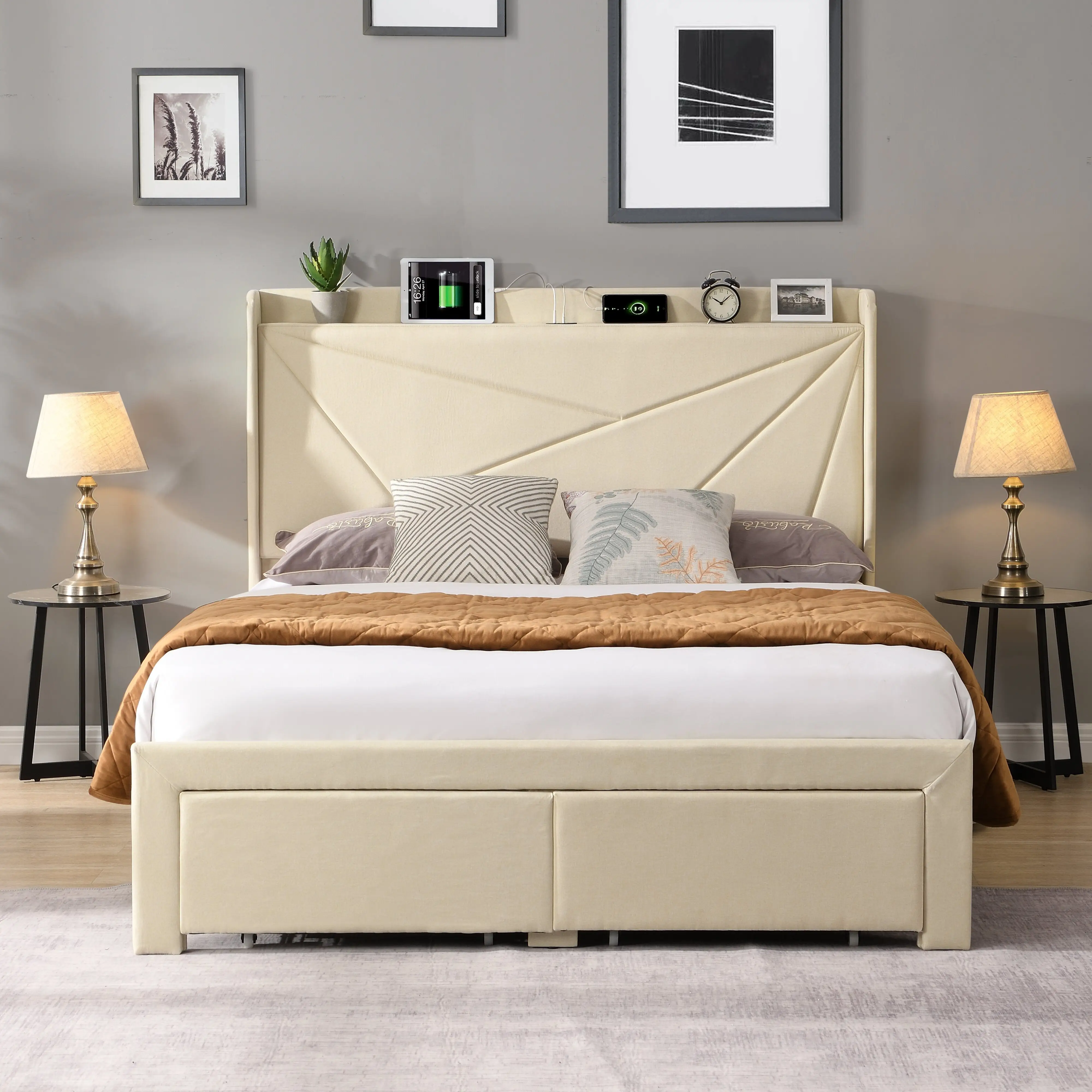 Gersto Furniture Custom Made Upholstered Beds 1