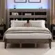 Upholstered Platform Bed Gersto Furniture 1
