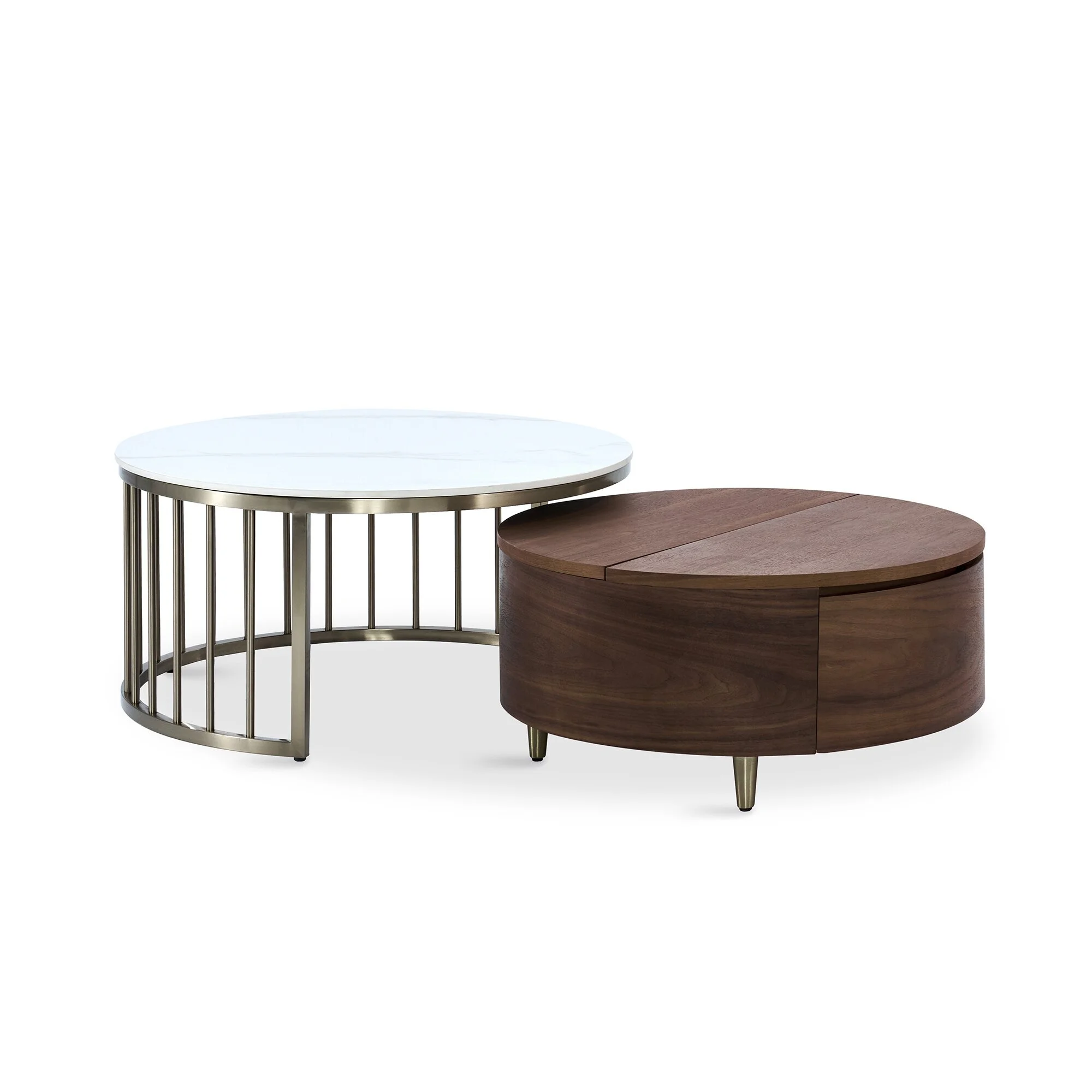 Round Nesting Coffee Tables 1