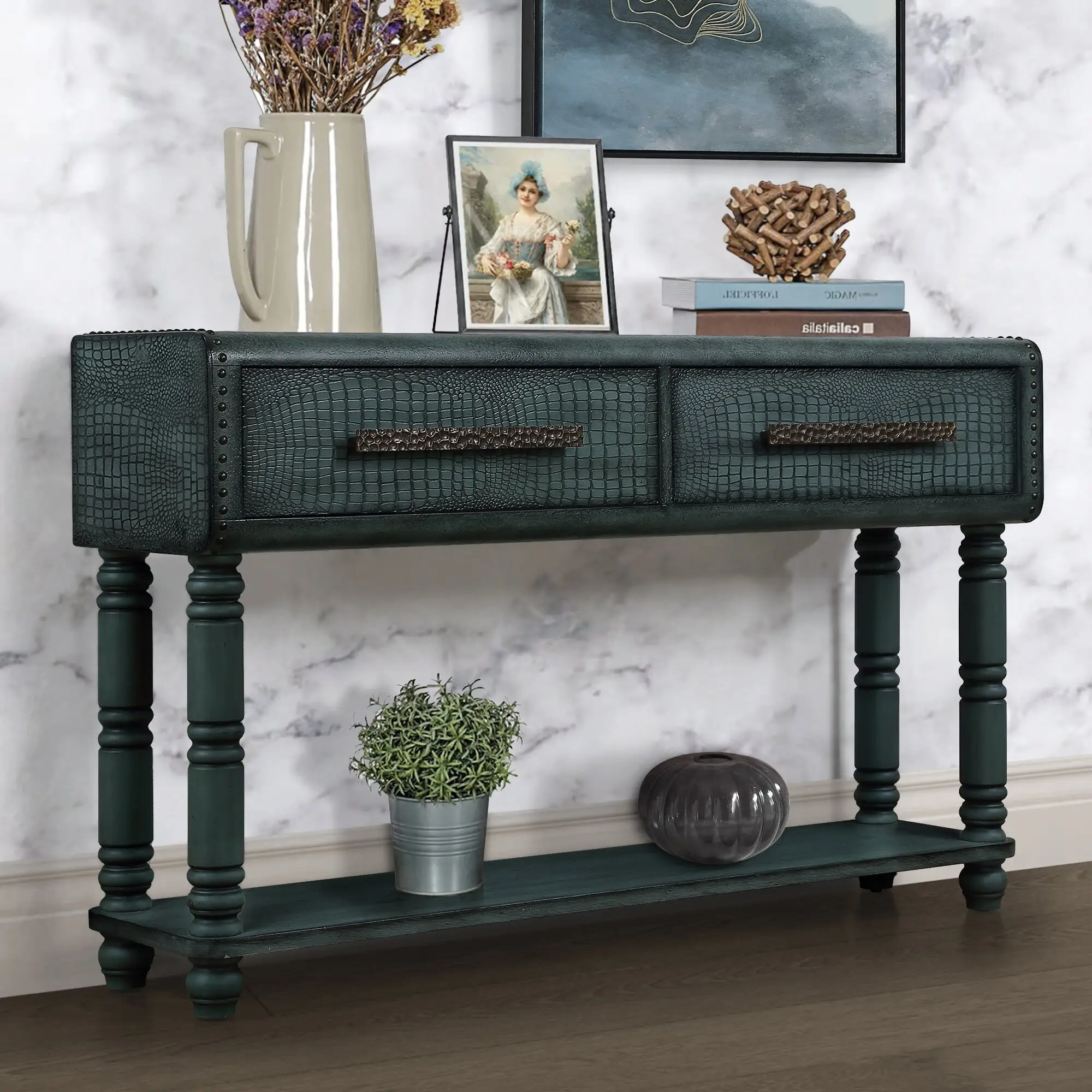 Gersto Furniture Mesa de console de marca com fornecedor de armazenamento 4