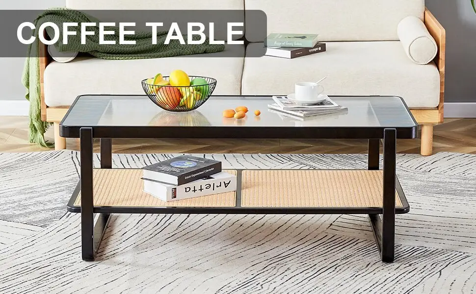 Round Drum Coffee Table - - Gersto Furniture 2
