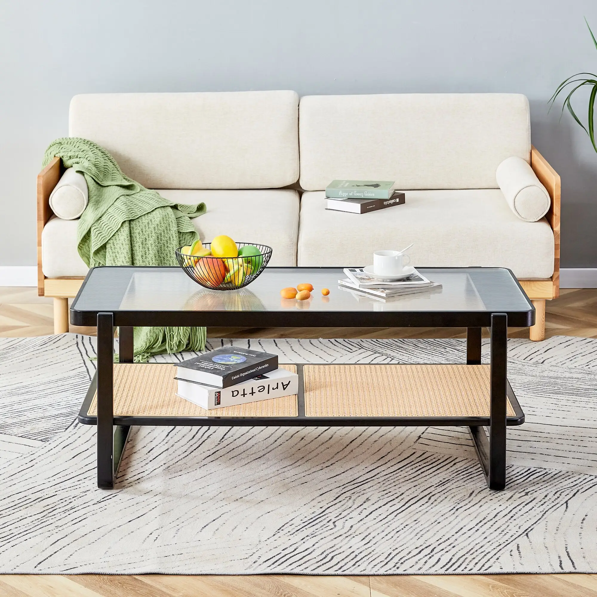 Round Drum Coffee Table - - Gersto Furniture 4