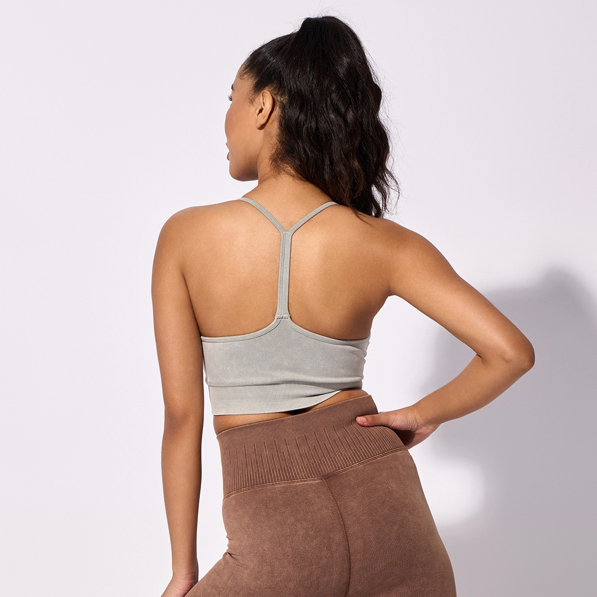 Durable Seamless Leggings Brown Price List 2