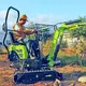 AILISHENG Construction Equipment Battery Operated Mini Excavator Vendor 5