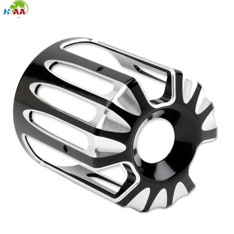 Black Anodized Aluminum CNC Racing Motorcycle Oil/Gas Tank Cover 1